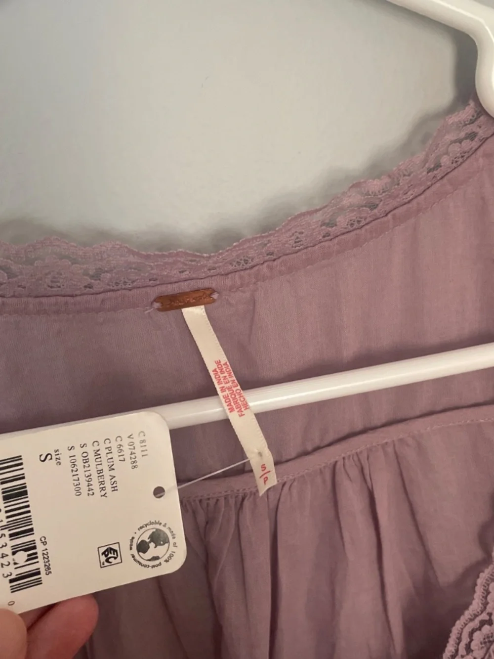 Free People Forevermore Long-Sleeve Top Purple
